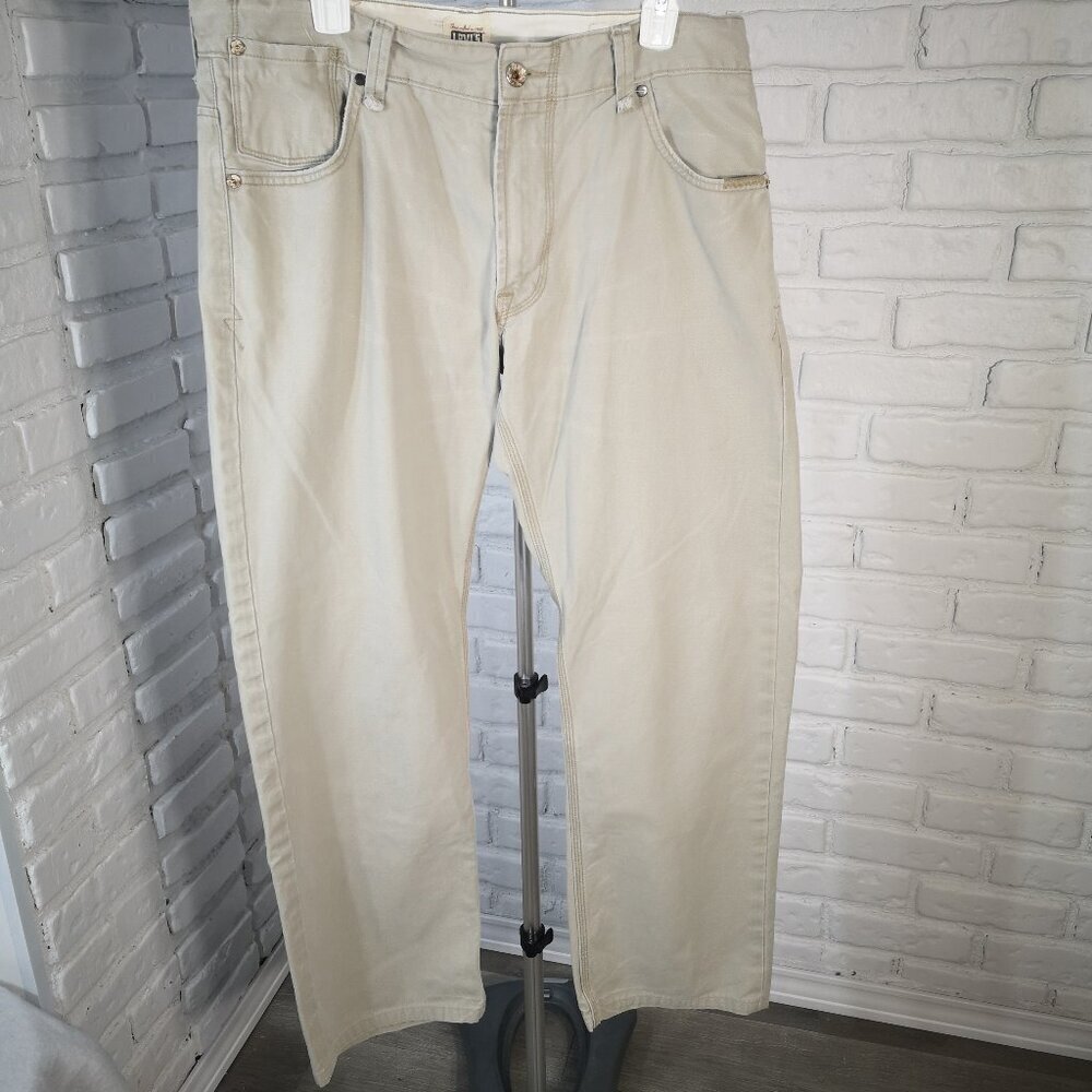 Vintage Levi's Tab Twills Slim Straight Men's Size 36/32 Tan Lot# 331-6059 Jeans